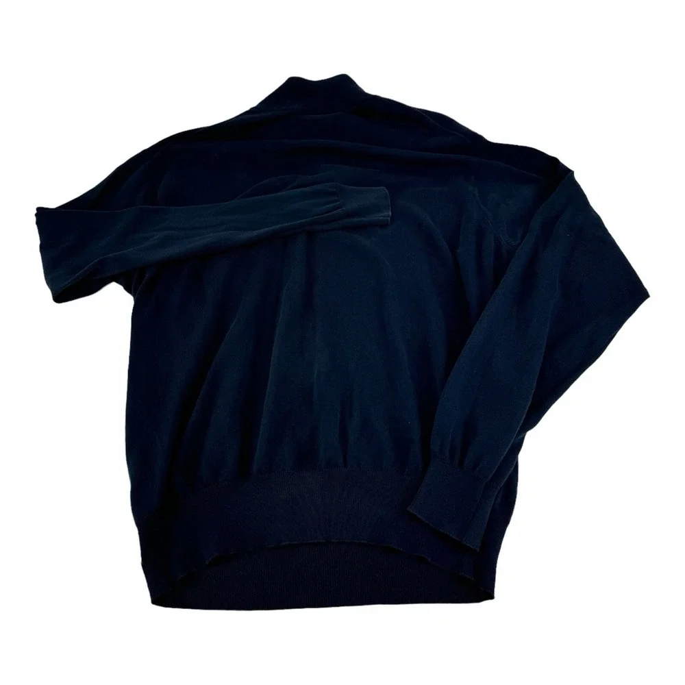 Peter‎ Millar Seaside Collection Blue 1/4 Button Pullover Jumper Sweater Mens XL
